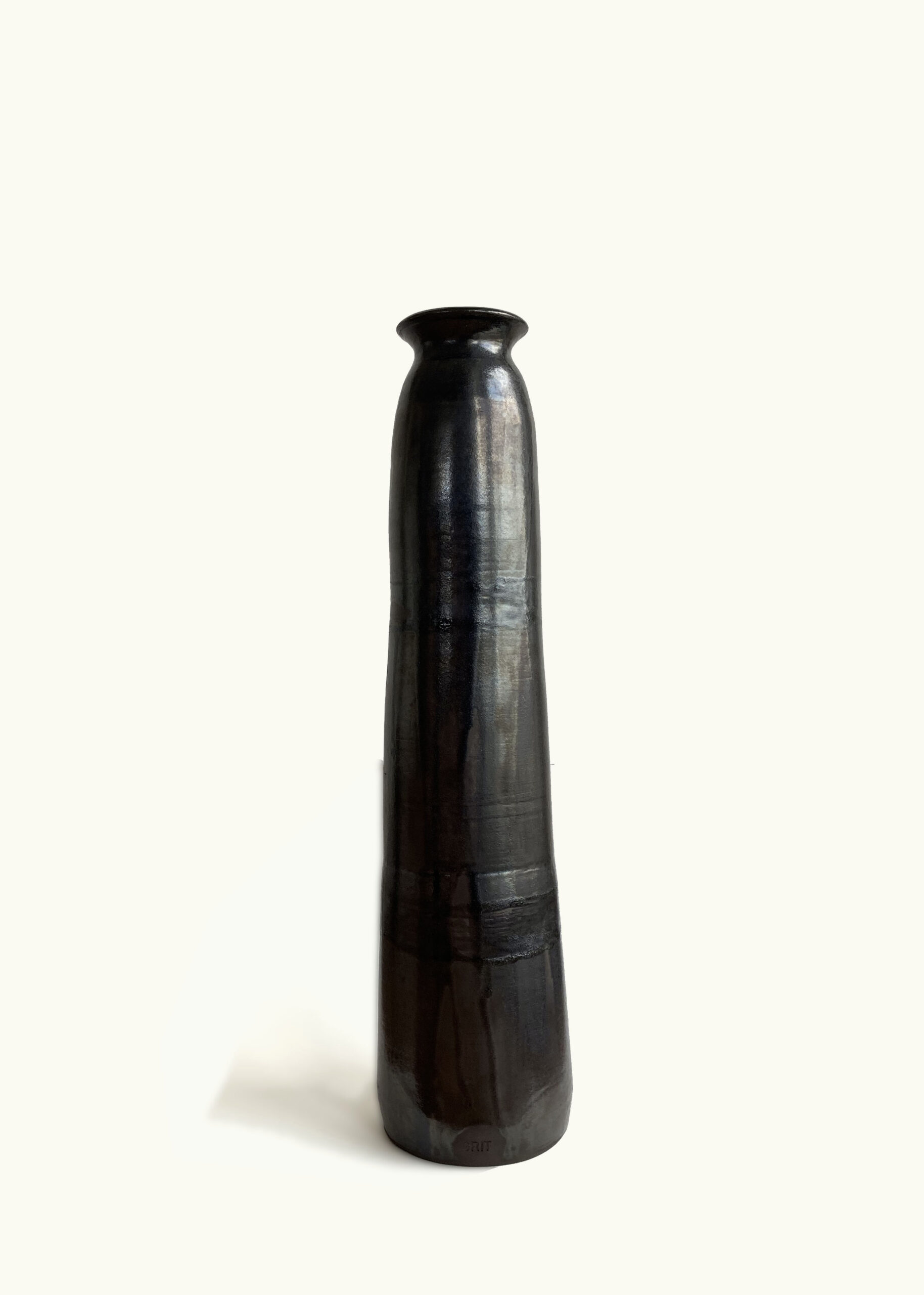 Tall Black Vase