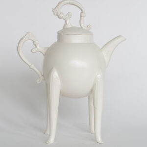 White teapot