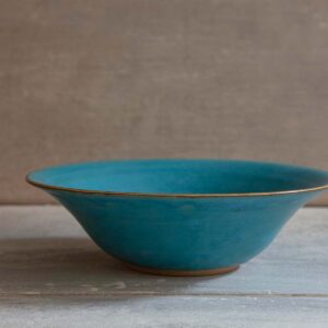 Large Blue Open Bowl
