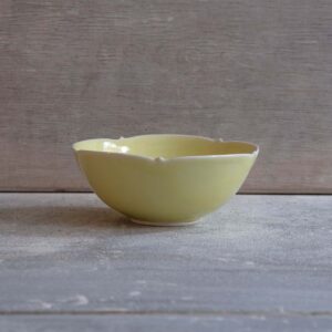 Small Open Bowl - Yellow Glaze