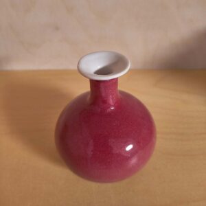 small burgundy vase 3