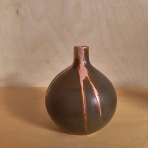 small chocolate salmon vase no 2 1