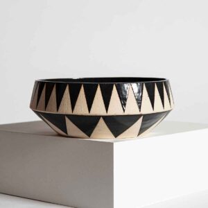 geometric angular bowl