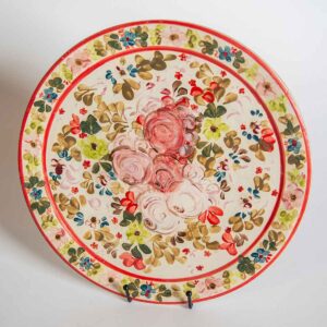 large floral plate i