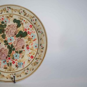 large floral plate i