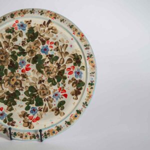 large floral plate ii