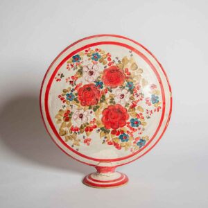 vibrant red cameo vase