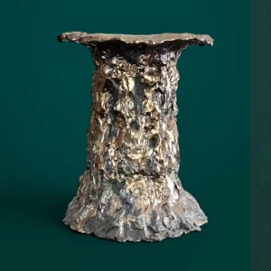 golden volcanic vessel