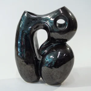 Sculptural Vessel in Gunmetal I