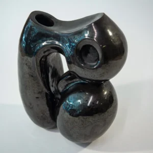 Sculptural Vessel in Gunmetal I